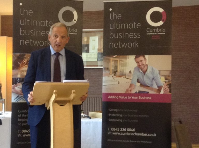 Bank gets Cumbria Chamber’s message on interest rates